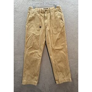 Vintage Abercrombie & Fitch Pants Mens 31R Tan AF92 Fatigues Baggy Grunge Y2K *